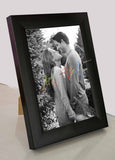 Painting Mantra Art Street Table Photo Frame (5x7 Inches Photo Size, Black)