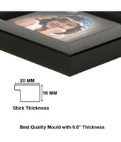 GD Personalized Photo Frames Wall Collage (Black, 8 x 12) : A-102AP