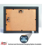 Ajanta Royal Glass Wall Hanging Black Photo Frame Sets