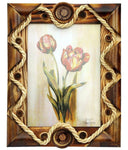 Desi karigar Wood TableTop Brown Single Photo Frame - Pack of 1