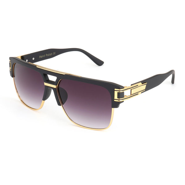 ROYAL GIRL TOP Quality Luxury Men Brand Sunglasses Vintage Oversize Square Sun Glasses Women Clear Glasses ss465