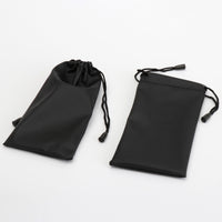 Black Waterproof  PU Sunglasses Pouch Soft Eyeglasses Bags 20pcs/lot