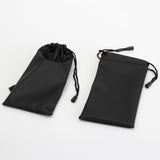 Black Waterproof  PU Sunglasses Pouch Soft Eyeglasses Bags 20pcs/lot