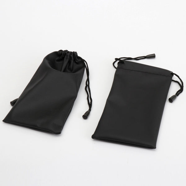 Black Waterproof  PU Sunglasses Pouch Soft Eyeglasses Bags 20pcs/lot