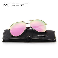 MERRY'S DESIGN Men/Women Classic Pilot Polarized Sunglasses 100% UV Protection S'8058
