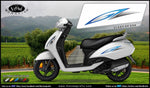 scooter two wheeler sticker